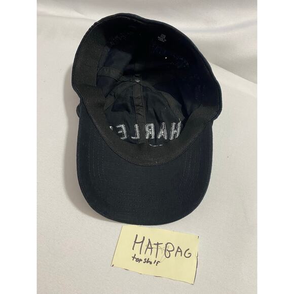 Harley-Davidson Black Baseball Cap 100% Cotton – Adjustable - Picture 8 of 8